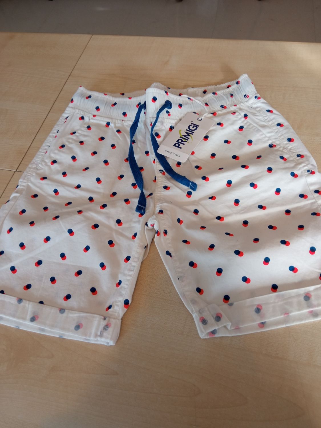 Pantaloncini bimbo 7 anni Primigi nuovi