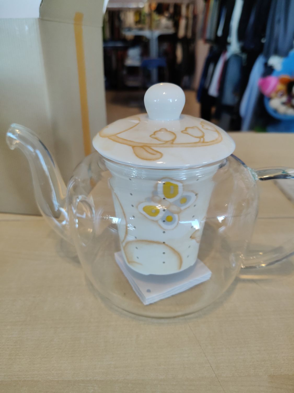 Teiera elegance vetro Thun