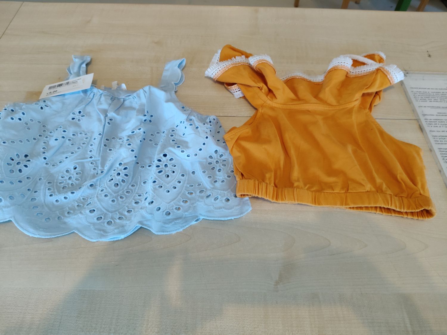 Top bimba 7/8 anni Original marines 2 pezzi