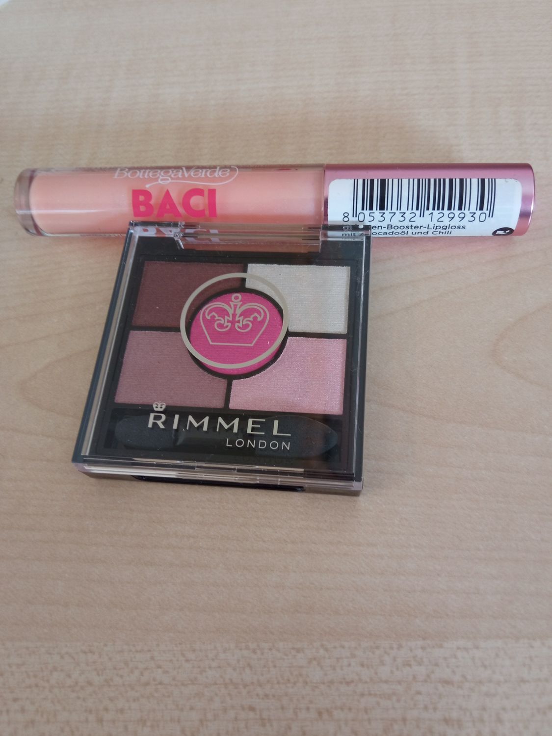Ombretti Rimmel + Gloss Bttega Verde nuovi