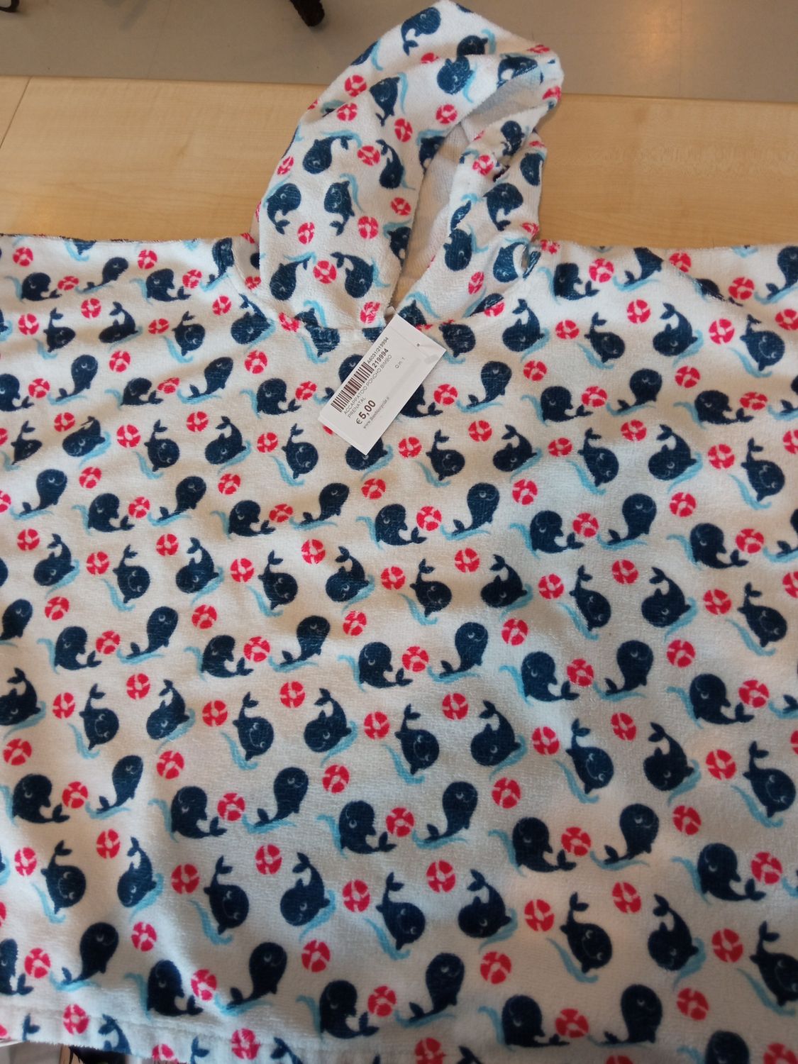 Accappatoio poncho bimbo Prenatal