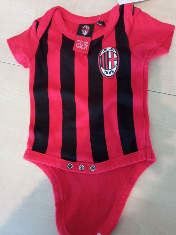 Maglietta body bimbo 3/6 mesi Milan