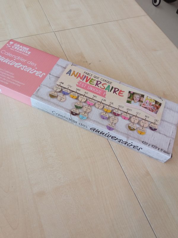 Calendario compleanni Graine Creative