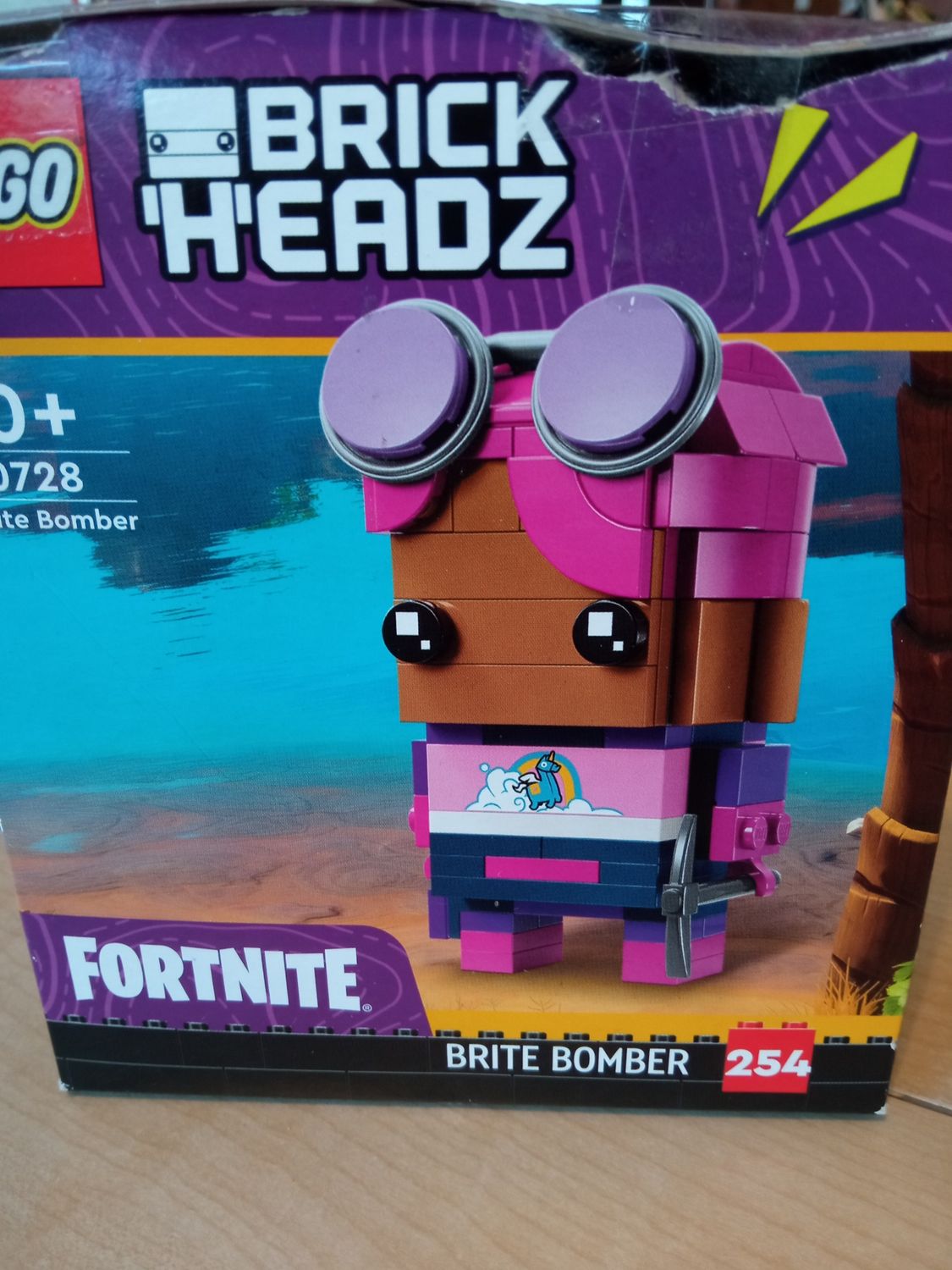 Lego brick Headz Brite Bomber