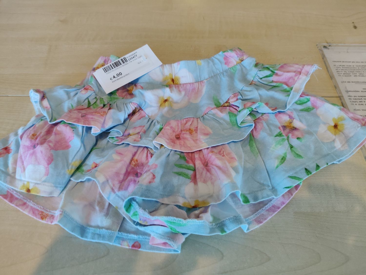 Pantaloncini bimba 7/8 anni Original marines