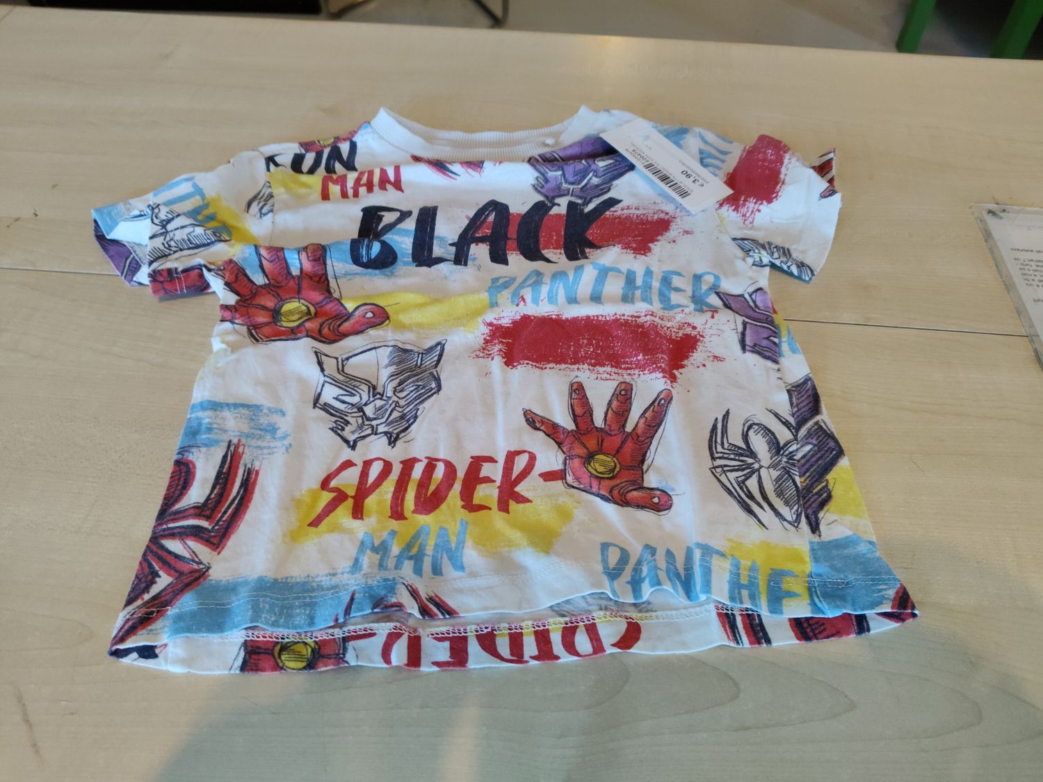 Maglietta bimbo 3/4 anni Marvel