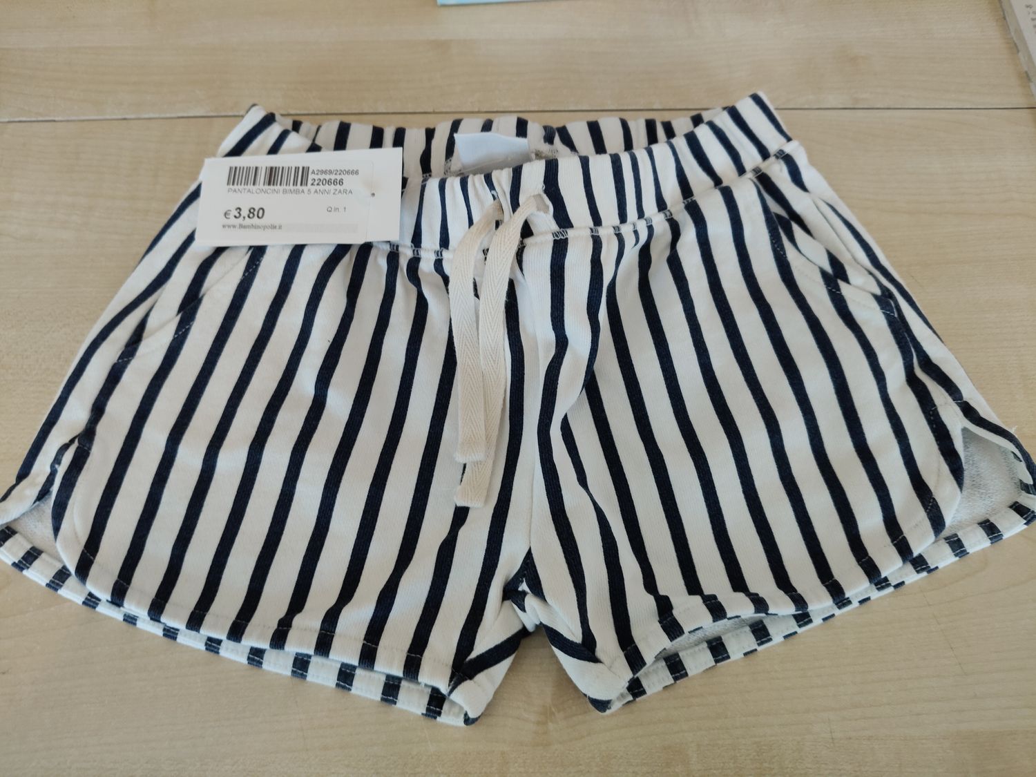 Pantaloncini bimba 5 anni Zara