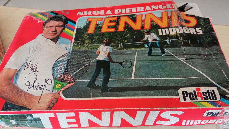 Tennis indoors Polistil Nicola Pietrangeli - vintage