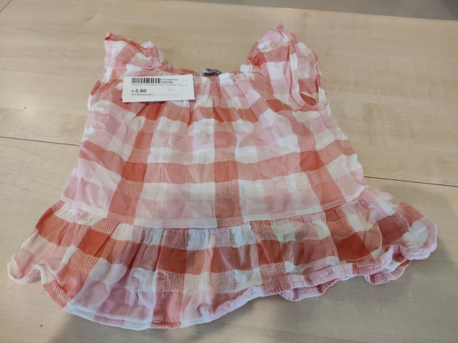 Maglietta bimba 4 anni Tandem