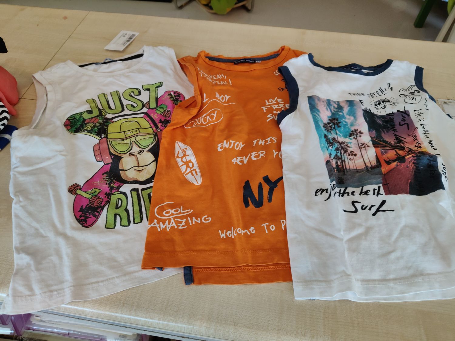 Canotta bimbo 7/8 anni Original marines 3 pezzi