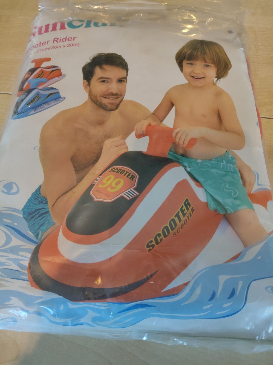 Acqua scooter cavalcabile