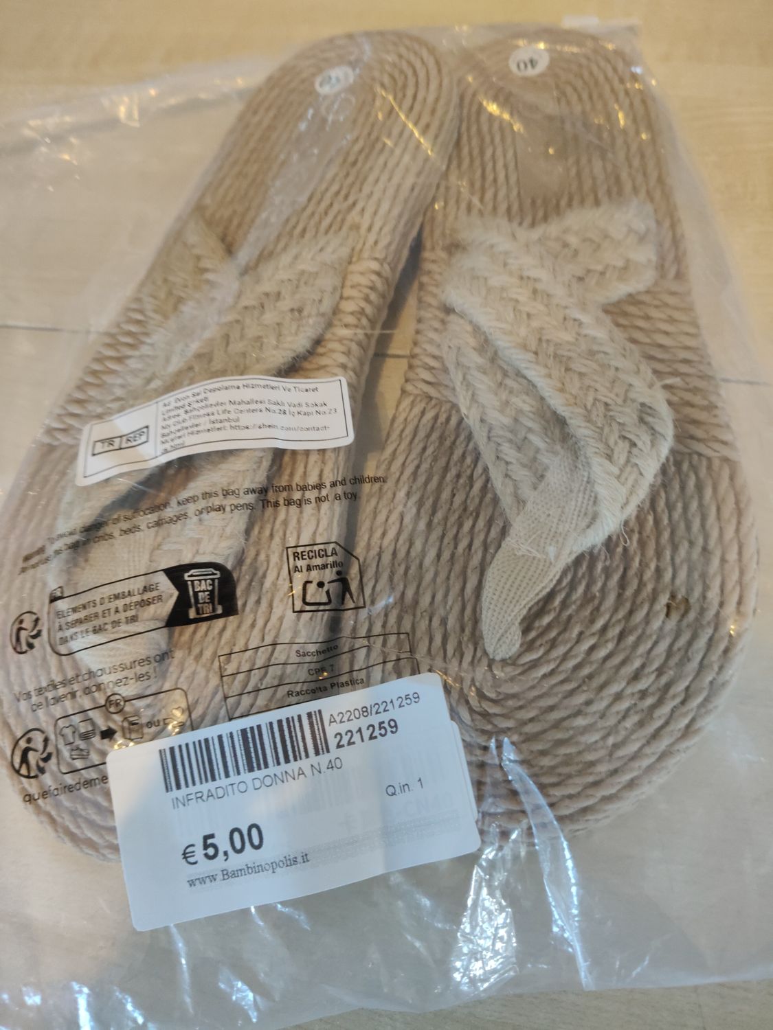 Infradito donna n.40