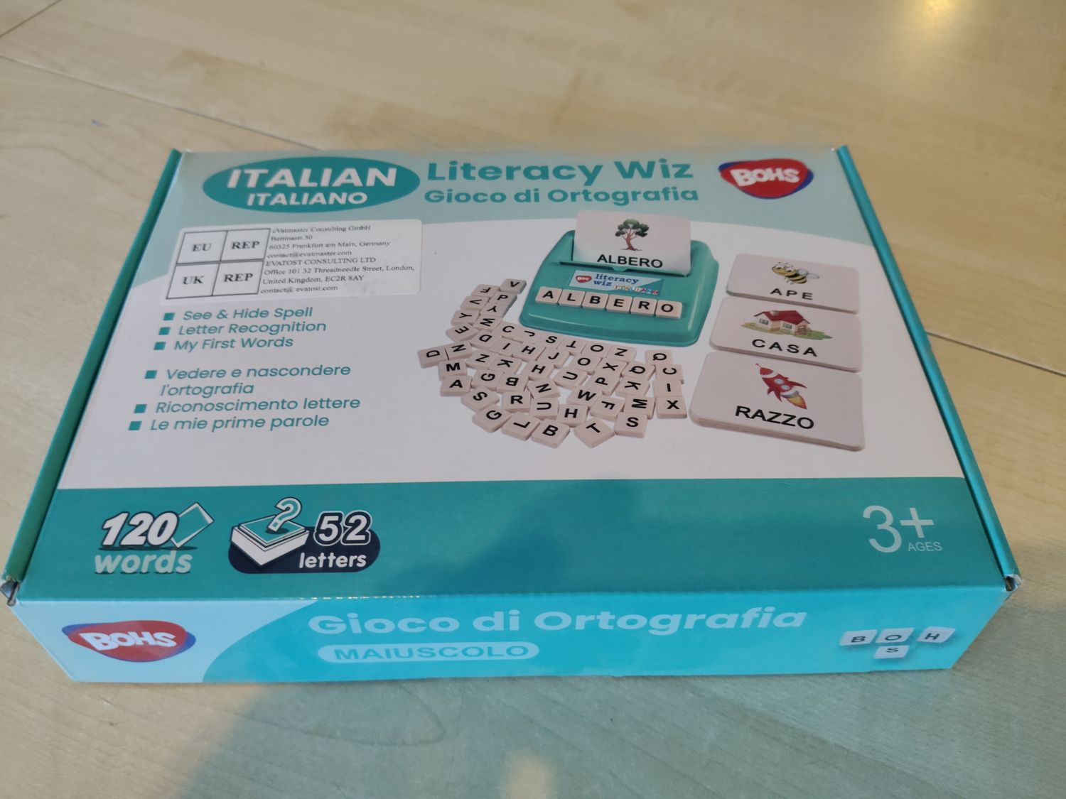 Gioco di ortografia Bohs