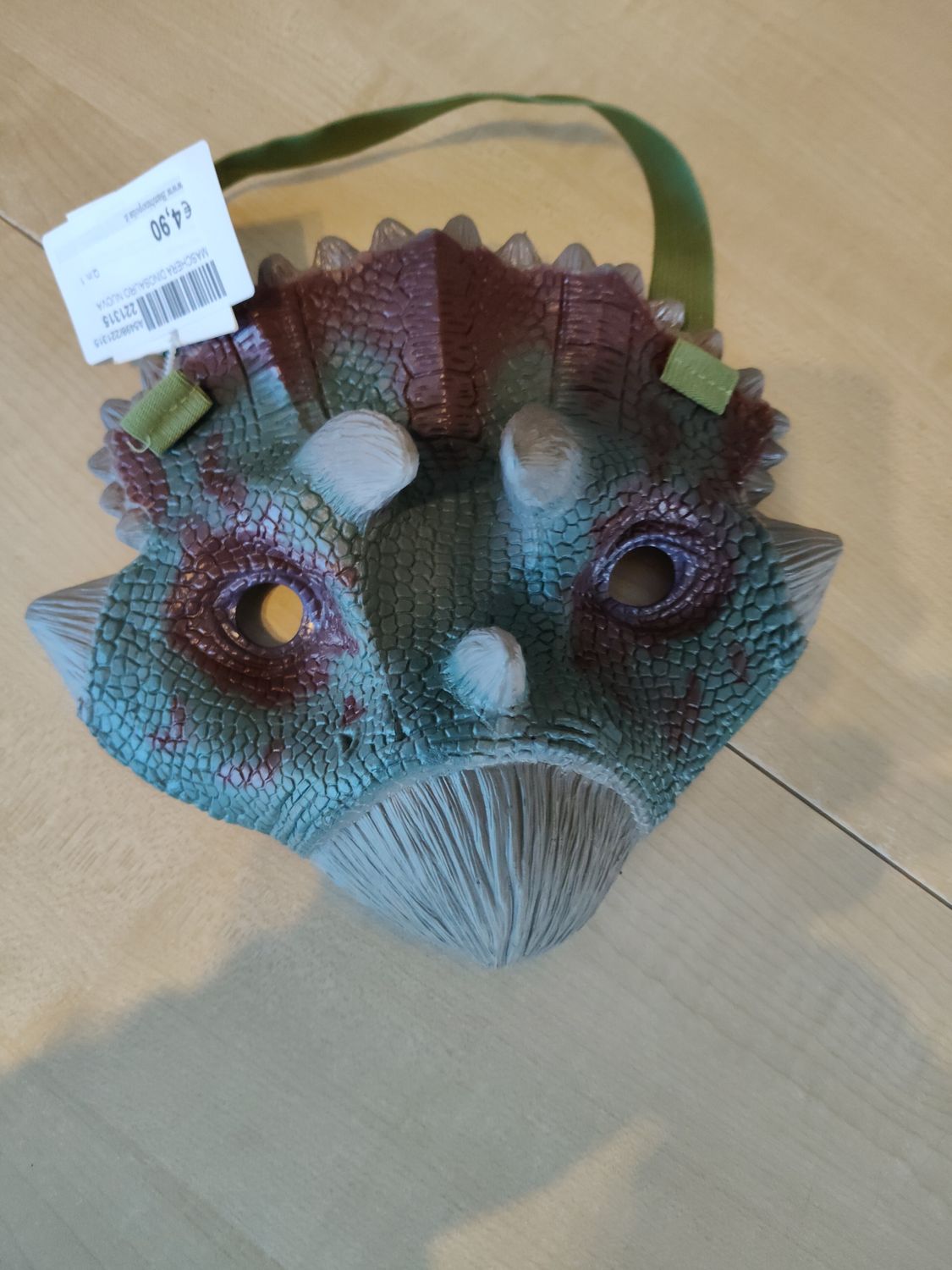 Maschera dinosauro nuova