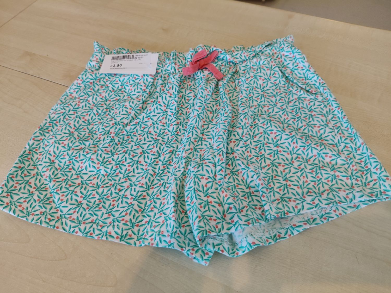 Pantaloncini bimba 12 anni Okaidi