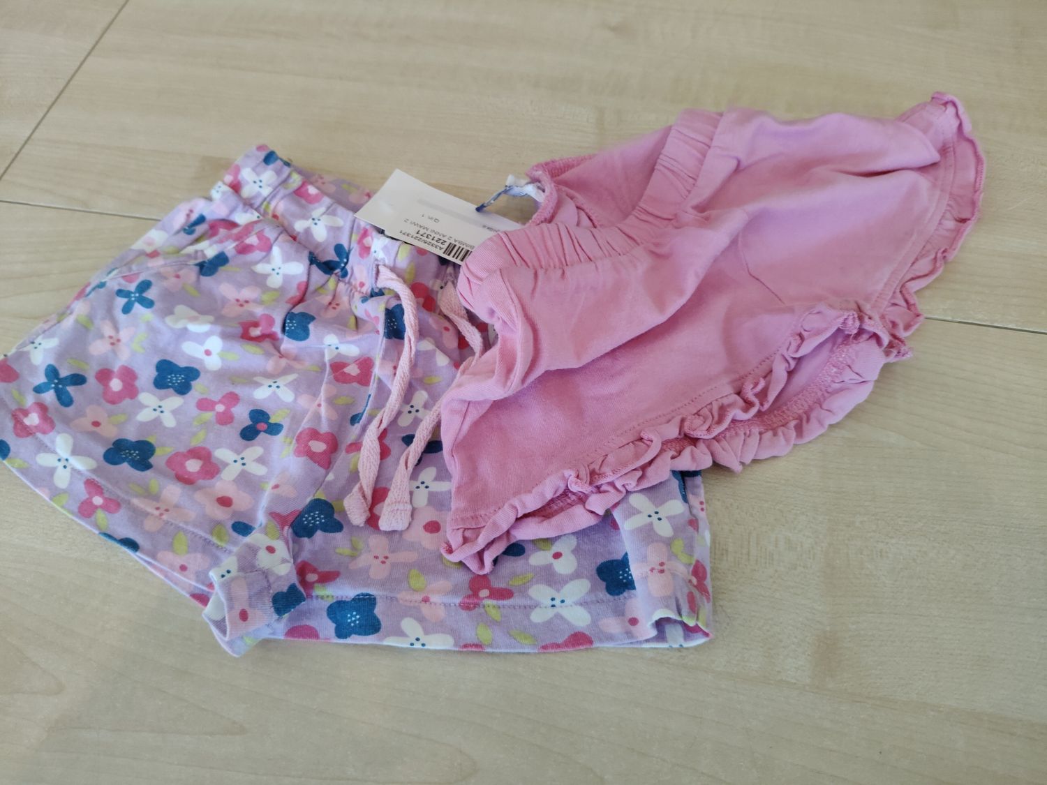 Pantaloncini bimba 2 anni Mawi  2 pezzi