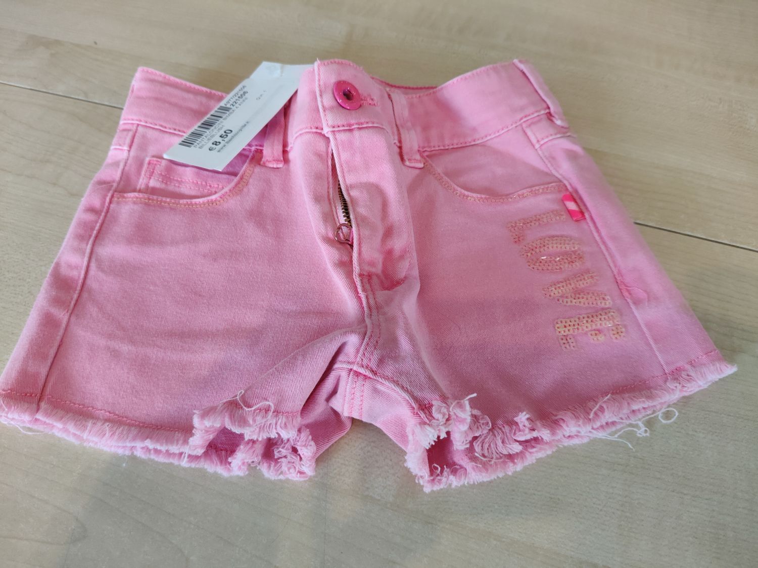 Pantaloncini bimba 4 anni BillieBlush