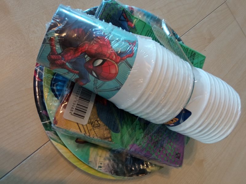 Piatti tovaglioli e biccheri Spiderman Piatti tovaglioli e biccheri Spiderman