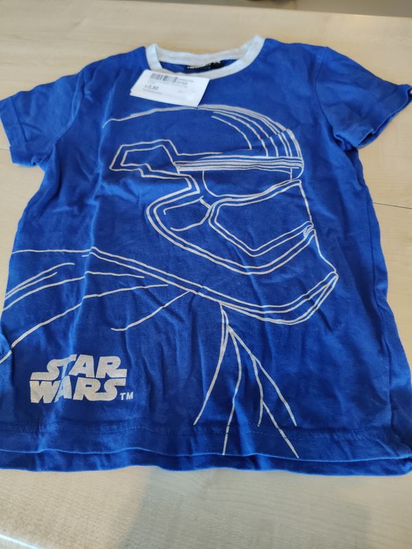 Maglietta bimbo 7/8 anni Star Wars