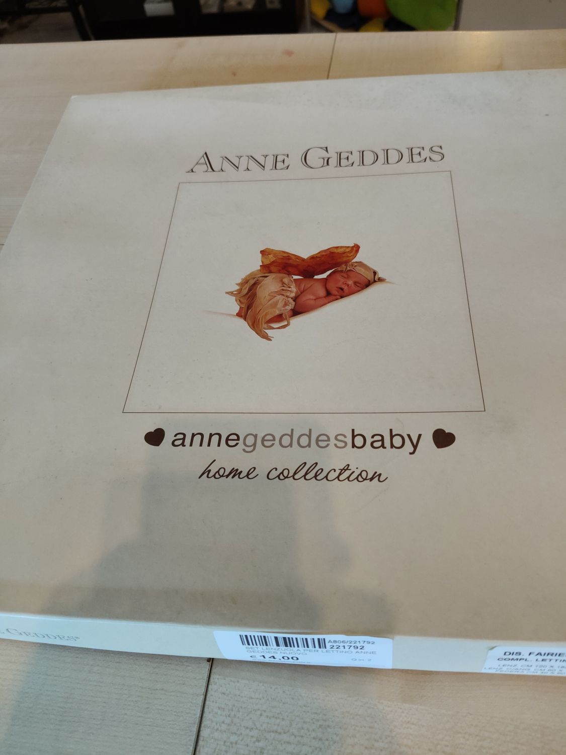Set lenzuola per lettino Anna Geddes