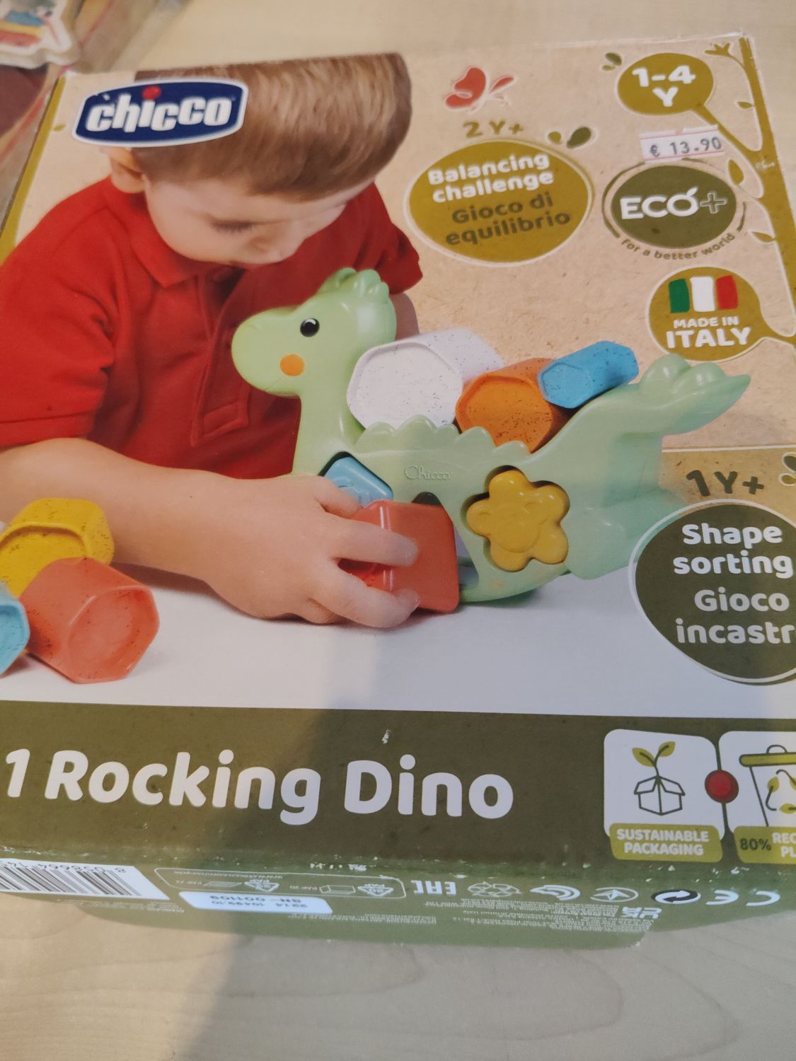 2 in 1 Rocking Dino Chicco