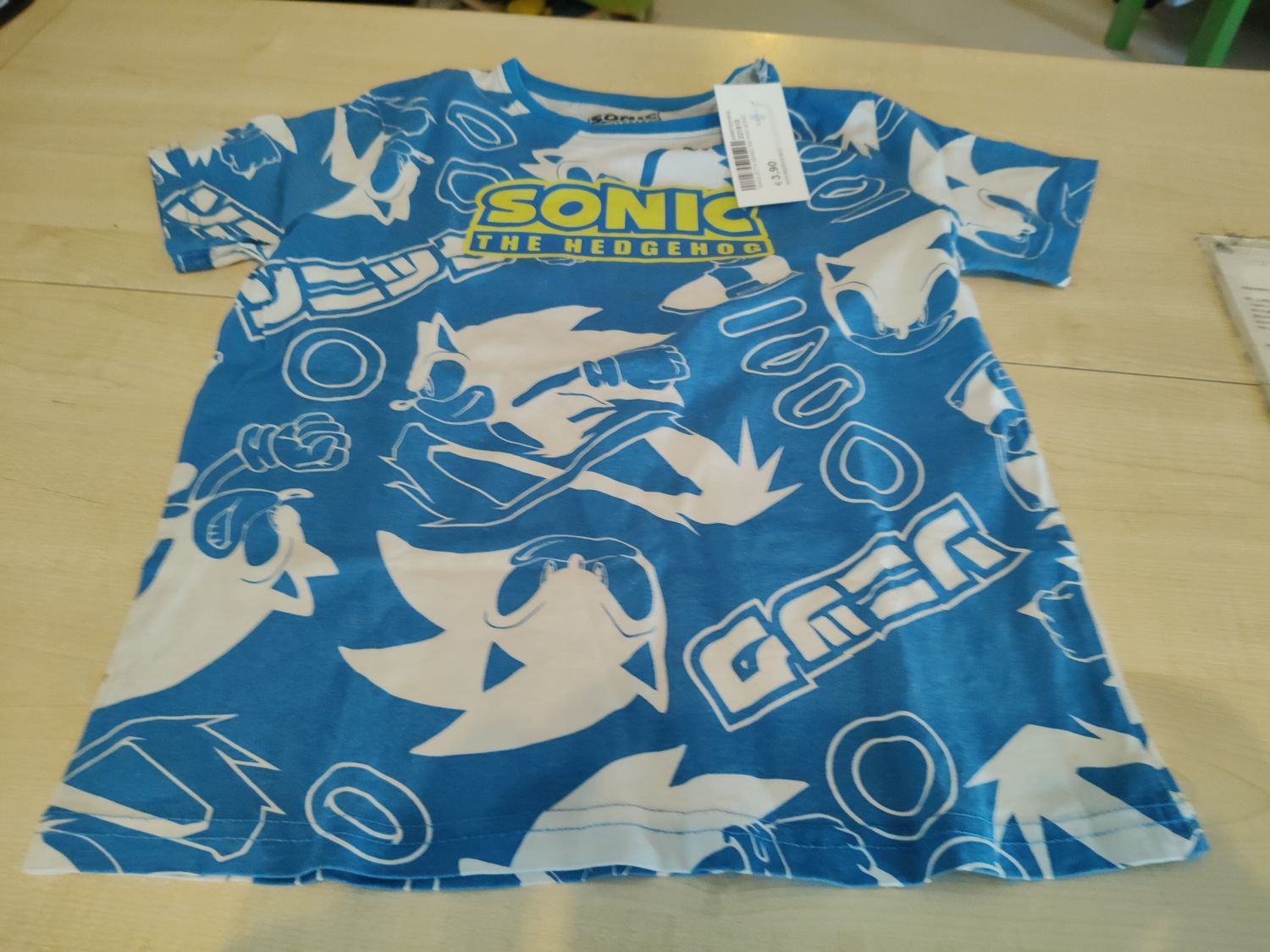 Maglietta bimbo 8/9 anni Sonic