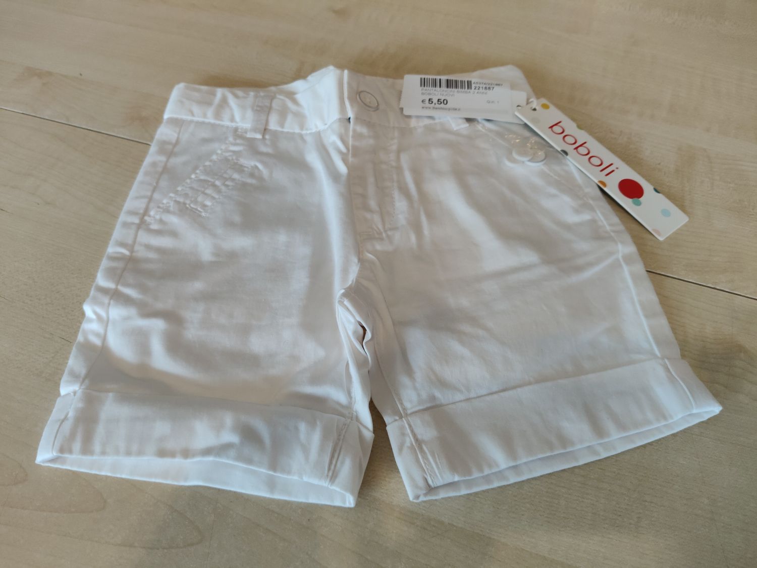 Pantaloncini bimba 2 anni Boboli nuovi