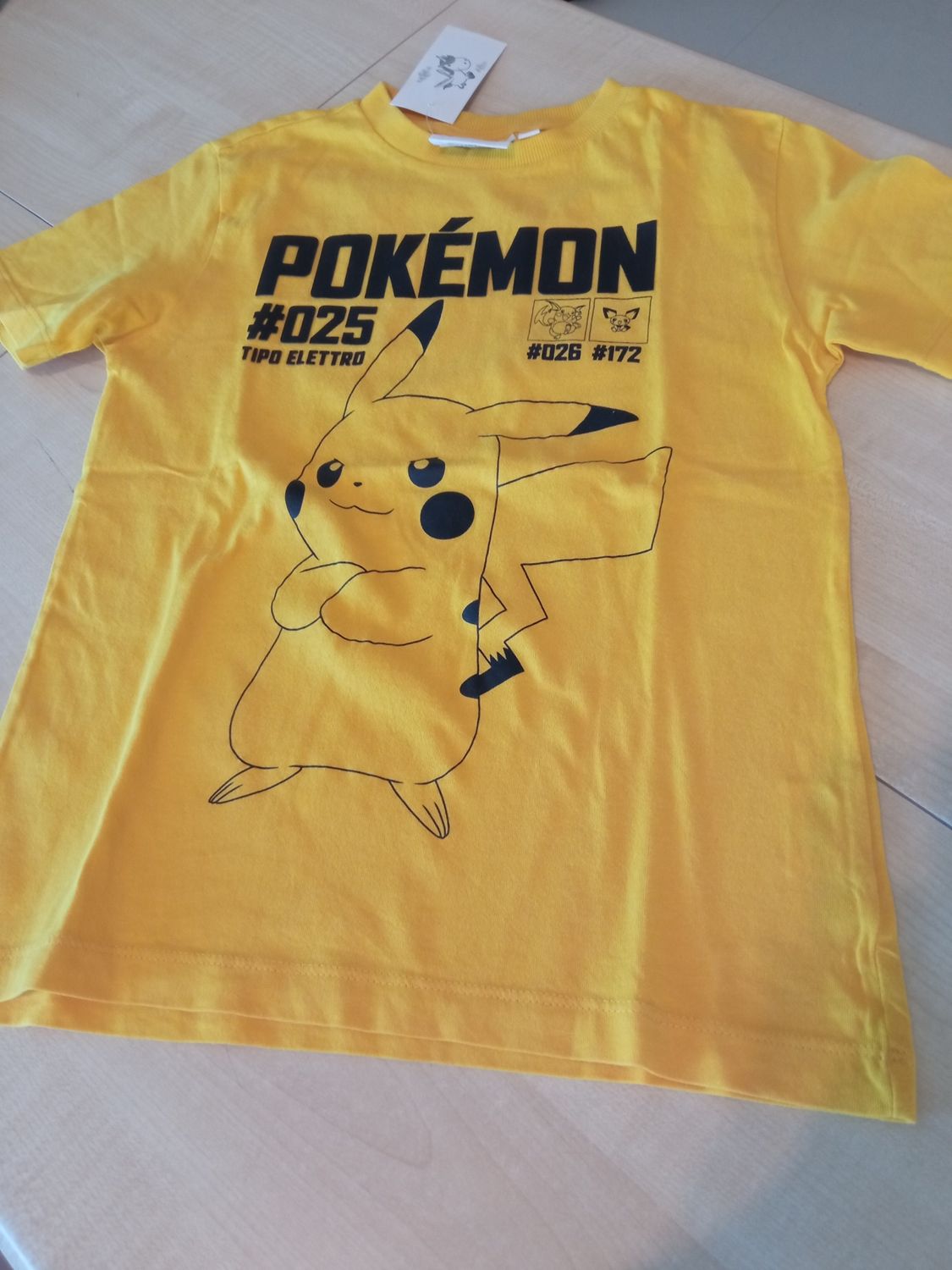 Maglietta bimbo 8/9 anni Pokemon