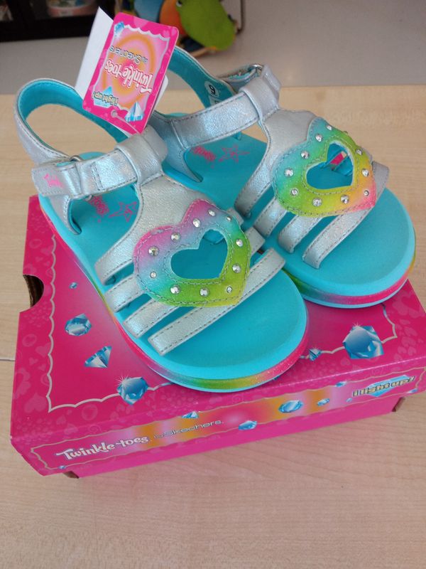 Sandali bimba n.25 Twinkle Toes Skechers nuovi