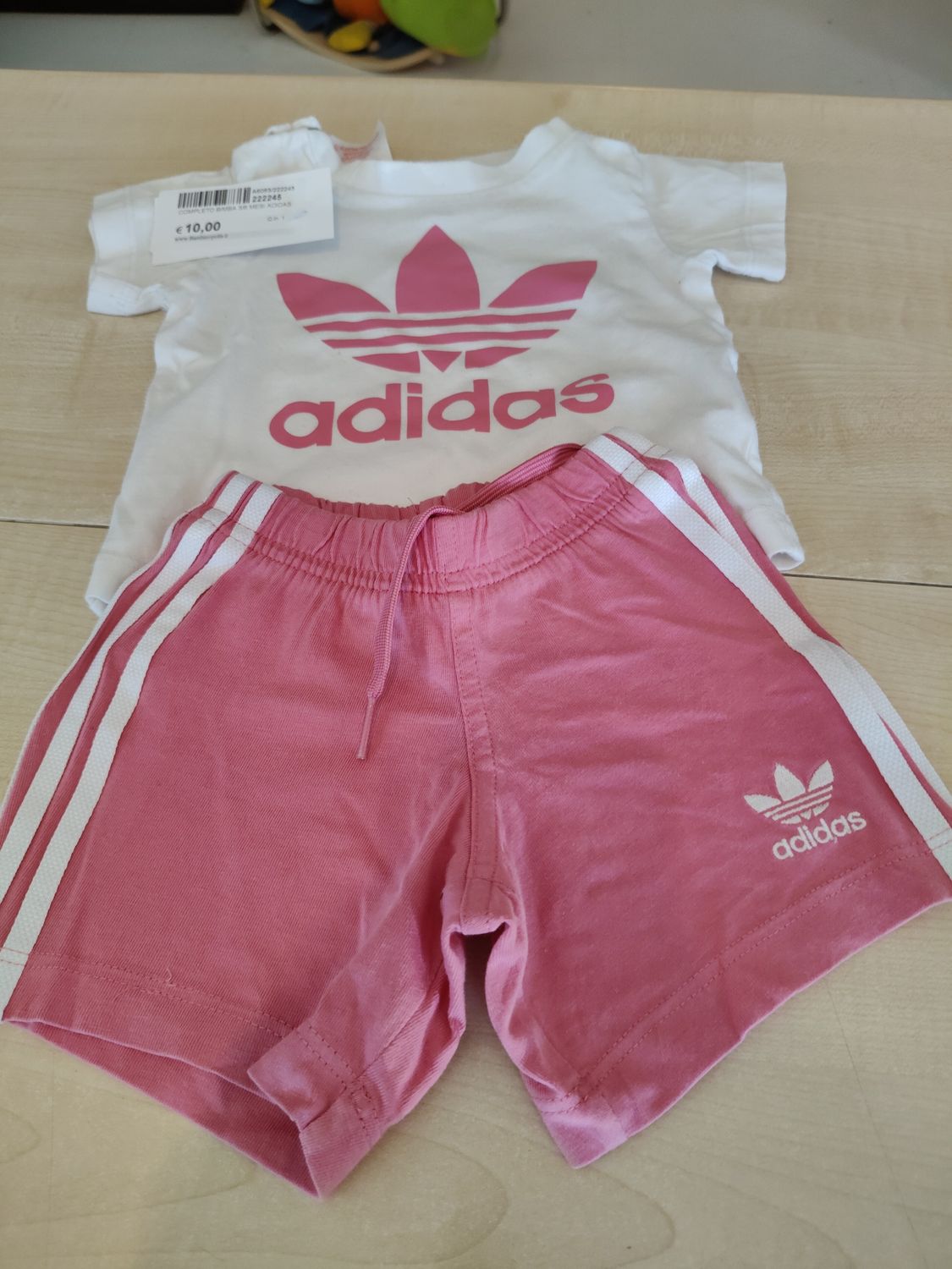 Completo bimba 3/6 mesi Adidas