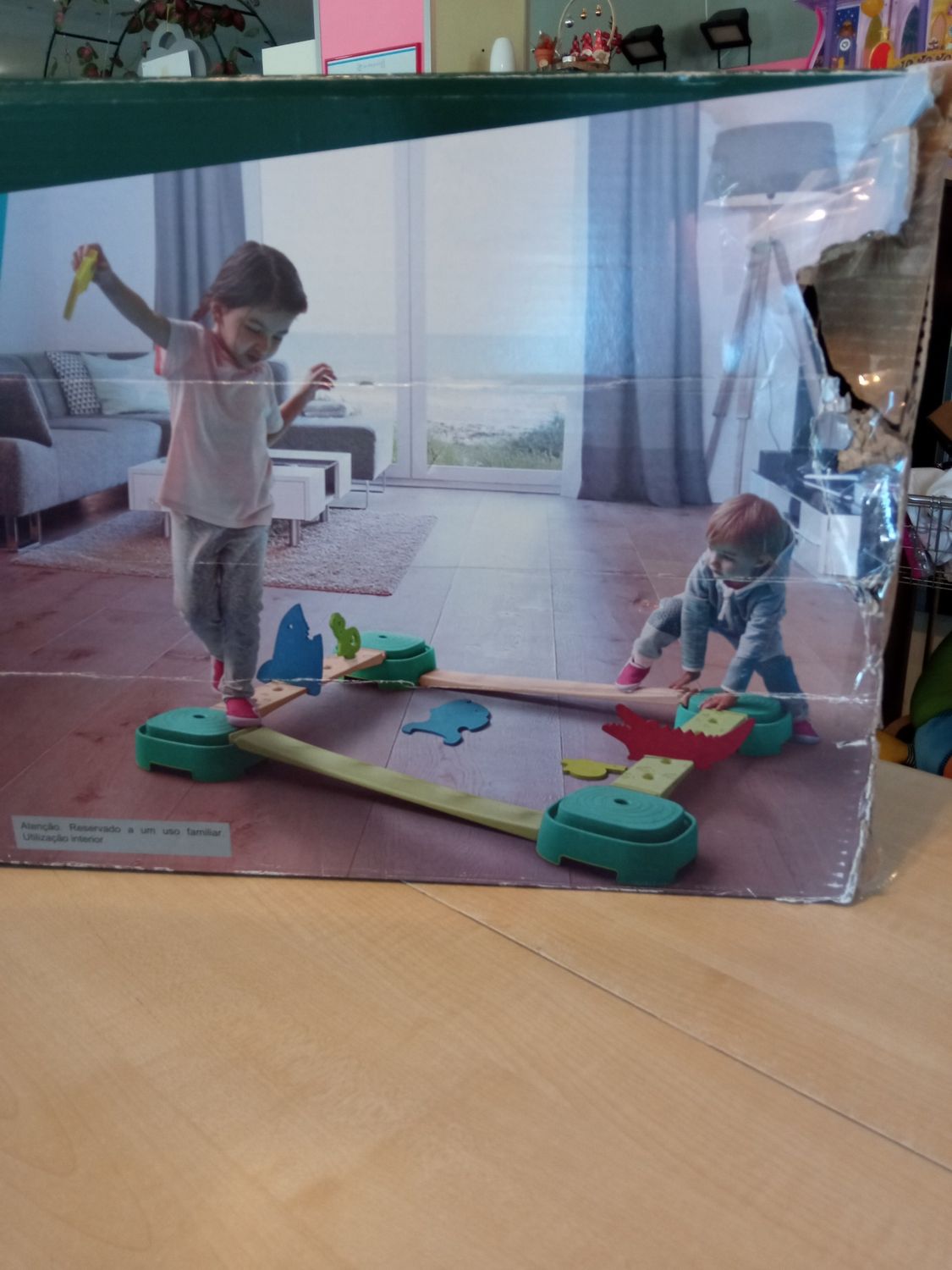 Percorso equilibrio psicomotricità Decathlon