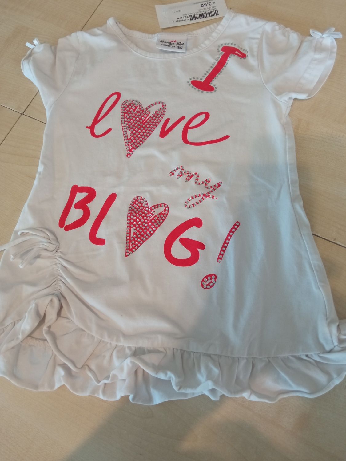 Maglietta bimba 3/4 anni Googdbye Girl