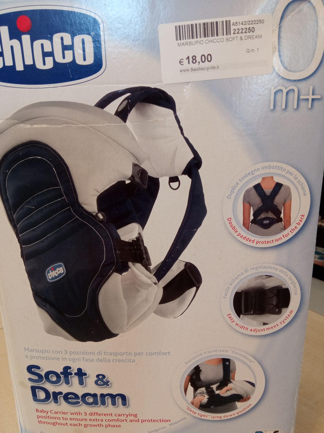 Marsupio Chicco soft &amp; dream
