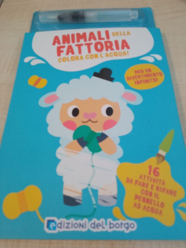 Animali della fattoria - colora con l'acqua Animali della fattoria - colora con l'acqua