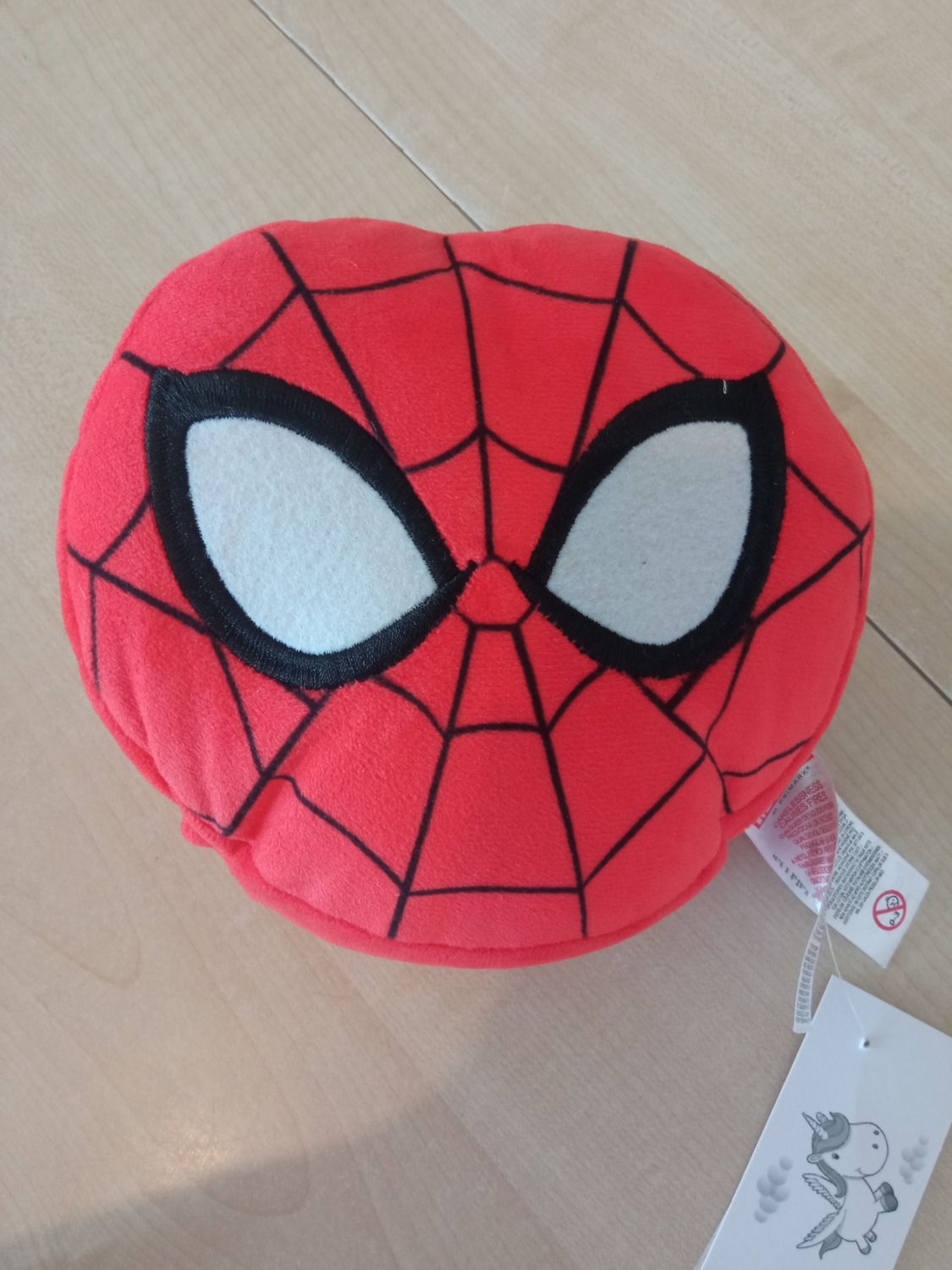 Cuscino da viaggio con maschera Spiderman
