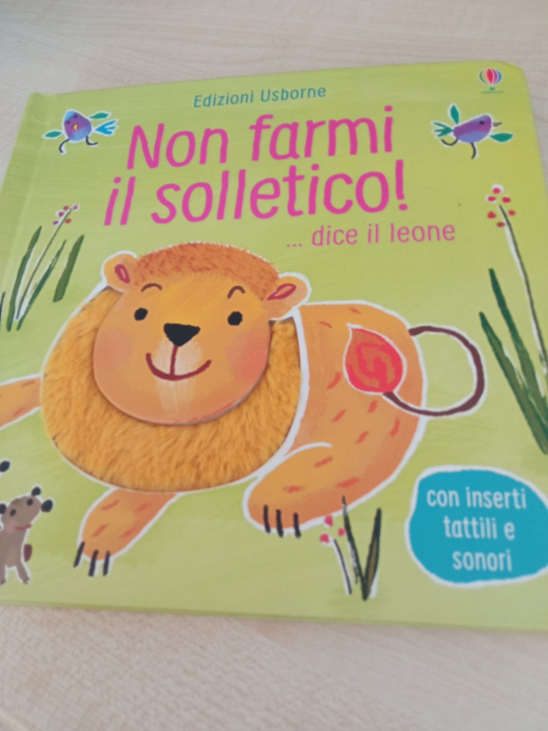 Non farmi il solletico!...dice il leone