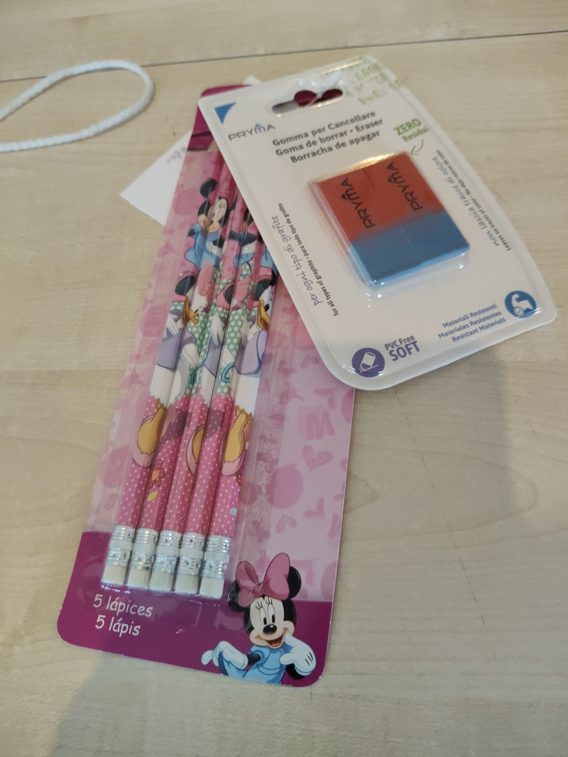 Matite Minnie + gomme
