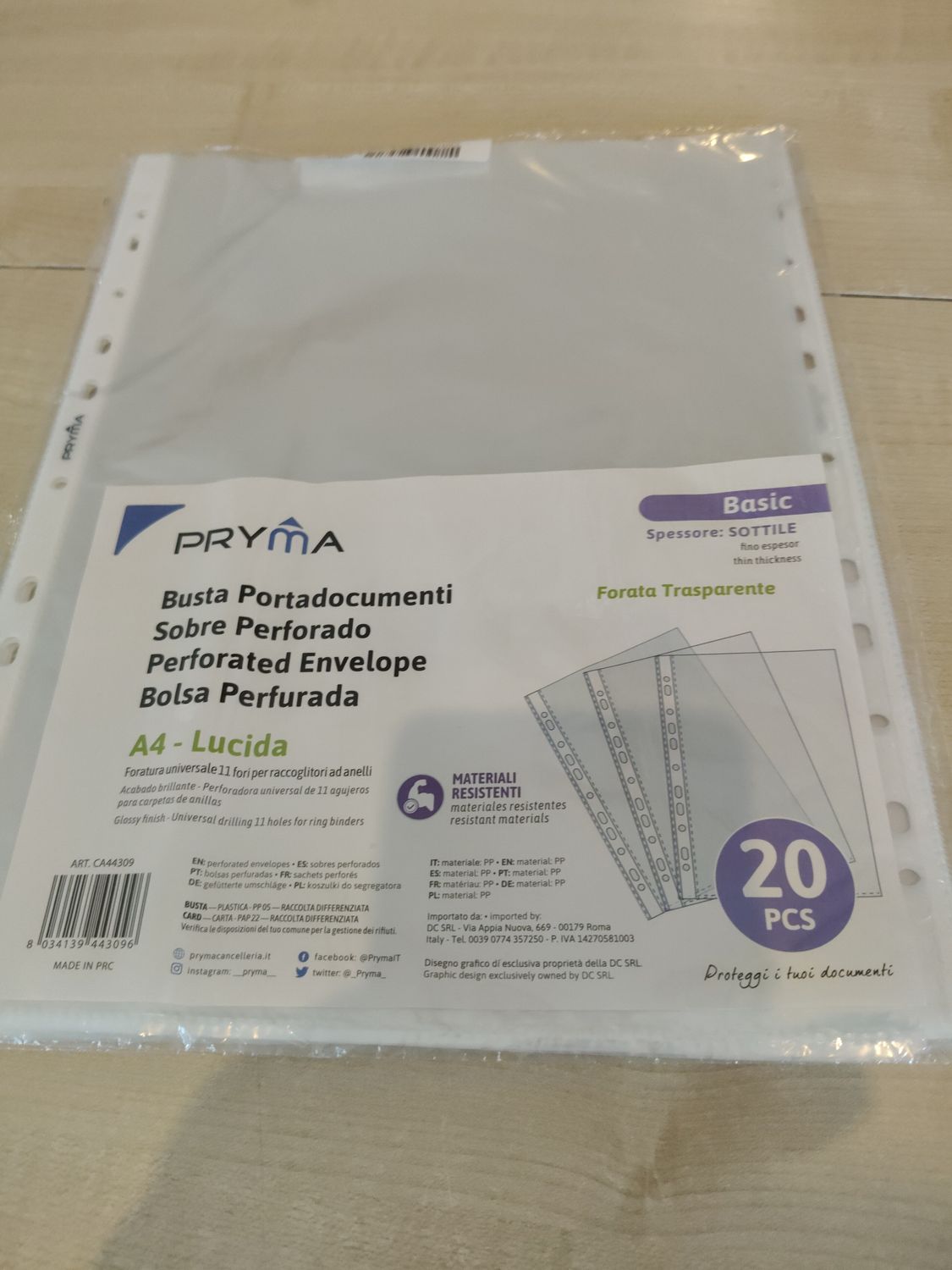 Cartellette di plastica Pryma 2 confezioni