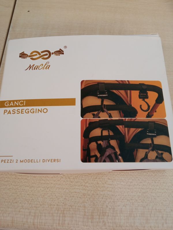 Ganci per passeggino Macla