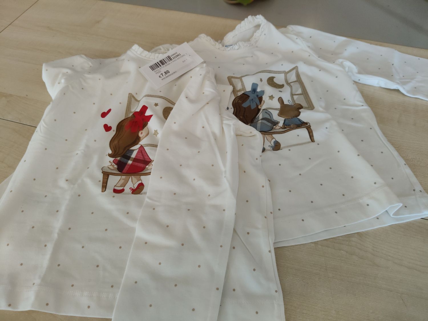 Maglietta bimba 3 anni Mayoral 2 pezzi