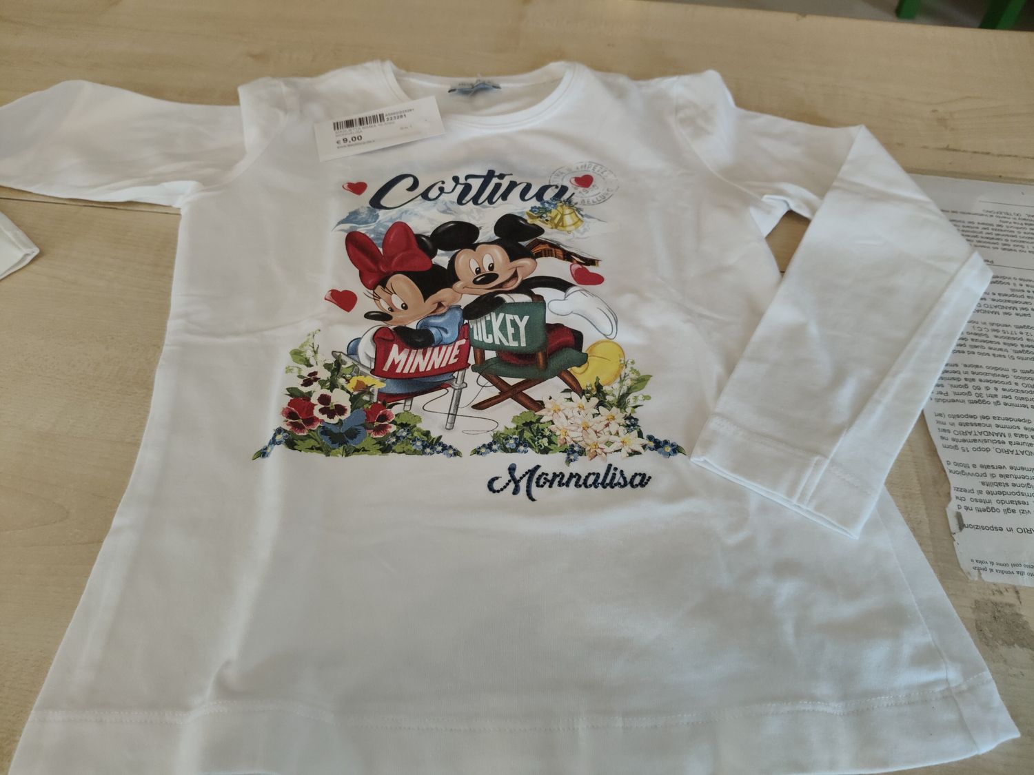 Maglietta bimba 10 anni Monnalisa