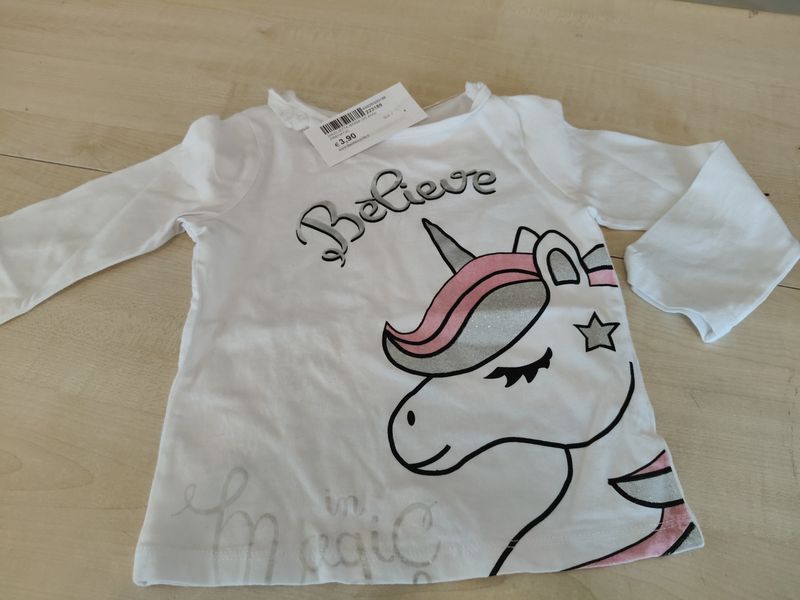 Maglietta bimba 2/3 anni Prenatal