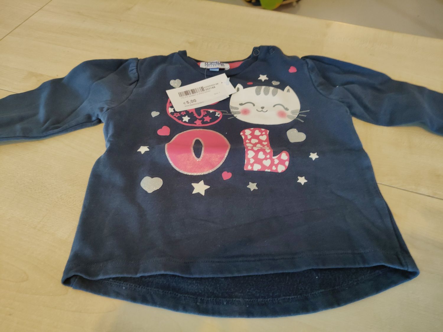 Felpa bimba 2 anni Mawi