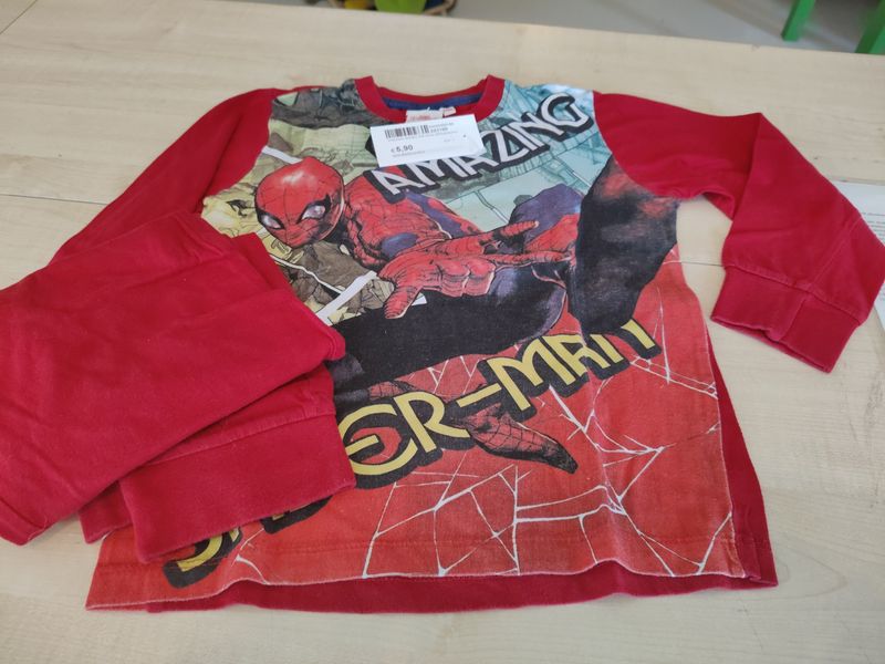 Pigiama bimbo 5/6 anni Spiderman