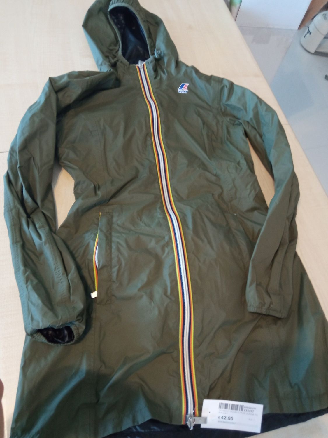 Giubbino double face donna tg 9 K-way