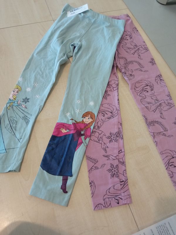 Leggings 5/6 anni Frozen 2 pezzi