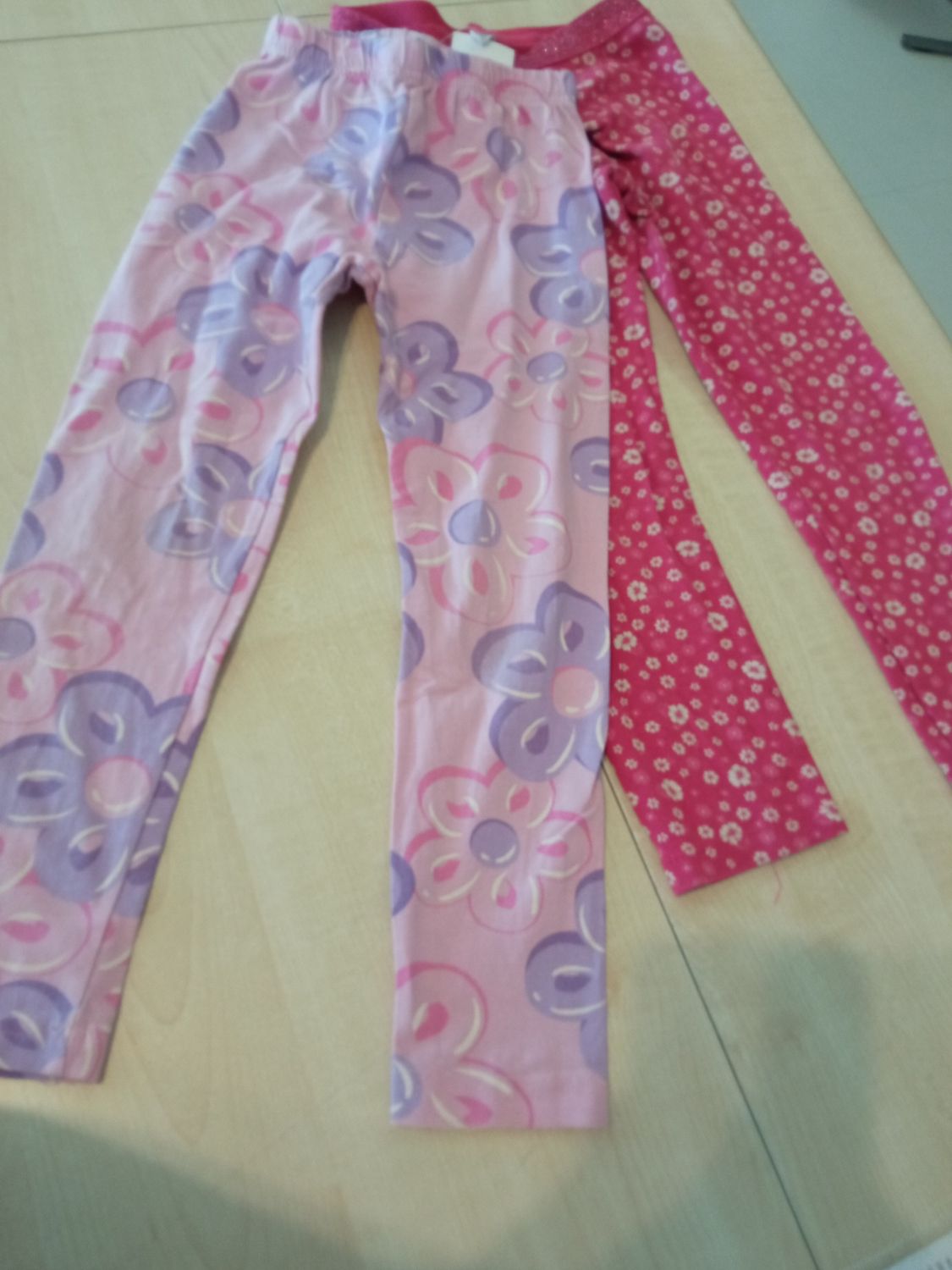 Leggings 5/6 anni 2 pezzi