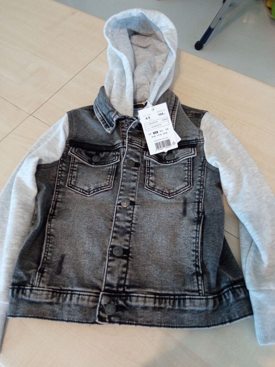 Felpa bimbo 4/5 anni Original marines nuova