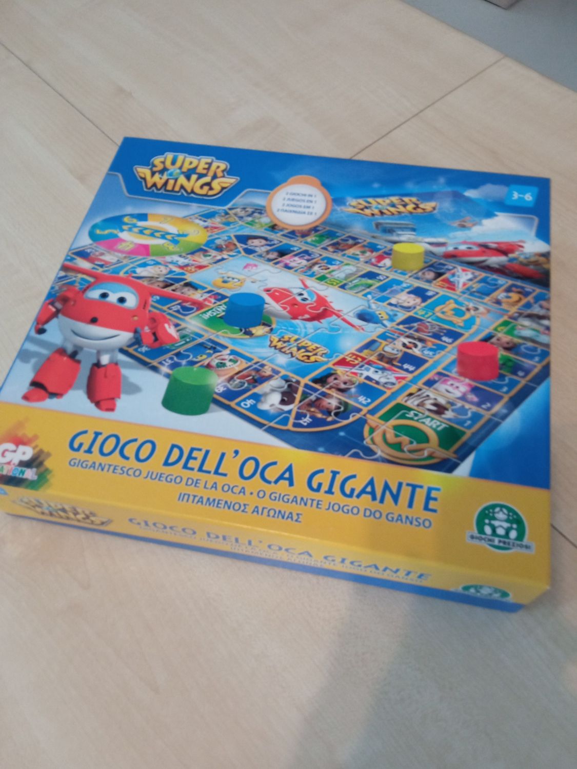 Gioco dell'oca gigante Super Wings