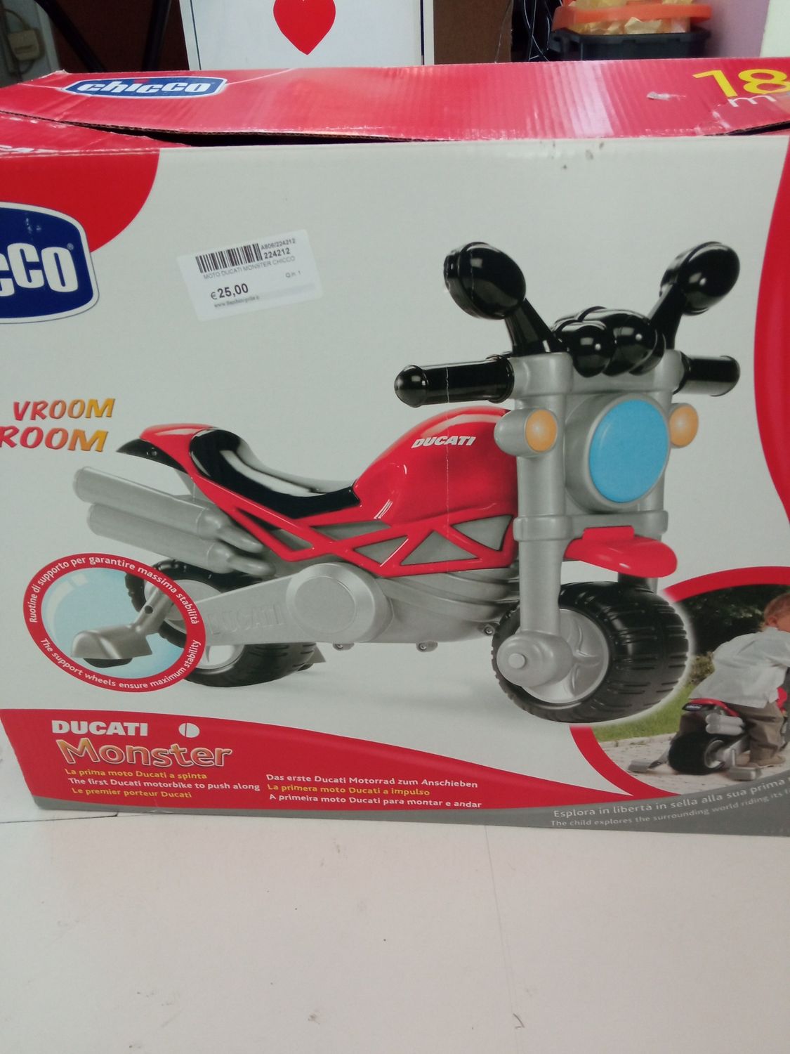 Moto Ducati Monster Chicco
